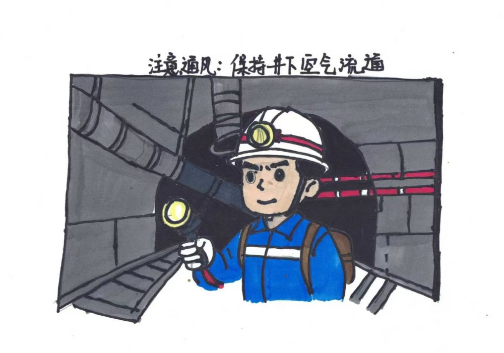 井下安全“四字訣”：通風(fēng)、滅火、逃生、提能