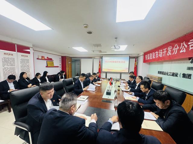 深查細(xì)照促提升	 凝心聚力拓市場(chǎng)—陜煤建設(shè)市場(chǎng)開發(fā)分公司黨支部召開2025年度組織生活會(huì)